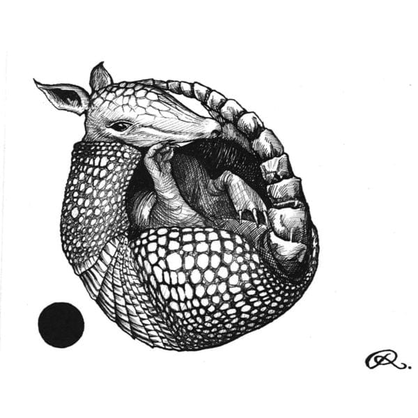 rory dobner F – Full Stop Intricate Ink Print