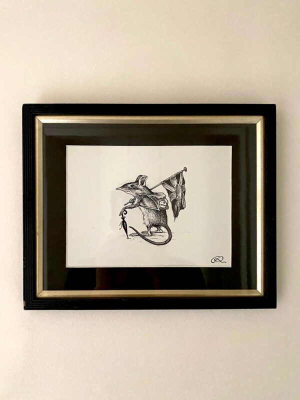 rory dobner Framed Rat Race Print
