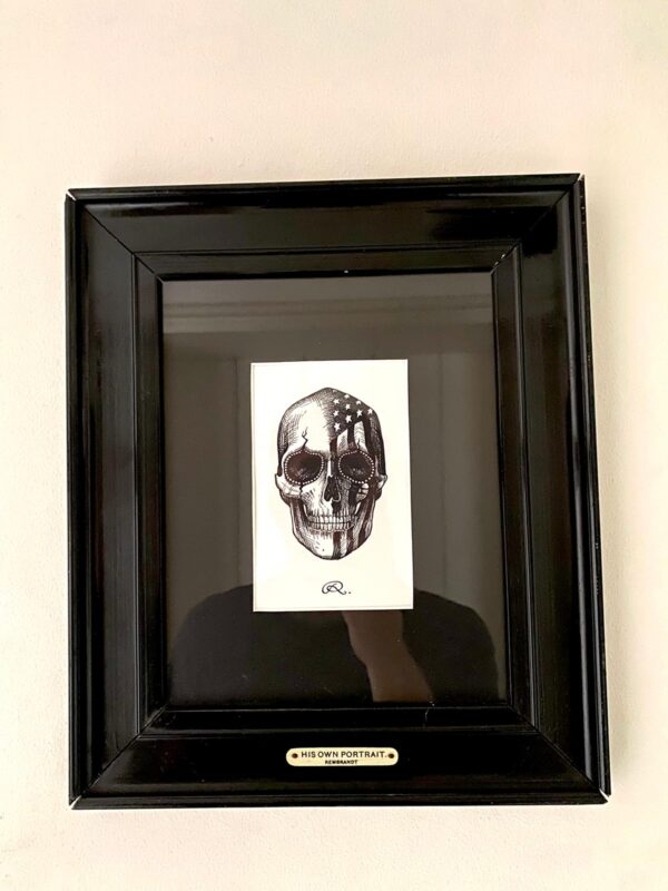 rory dobner Framed Skull Print