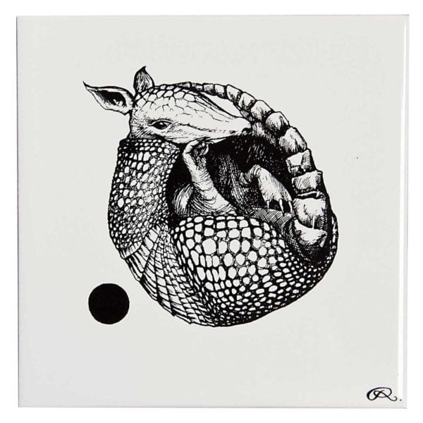 rory dobner Full Stop Armadillo Alphabet Tile