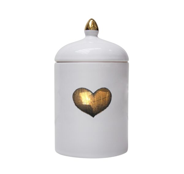 rory dobner Gold Heart Cosy Candle