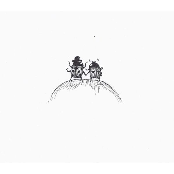 rory dobner Ladybird Love Intricate Ink Print