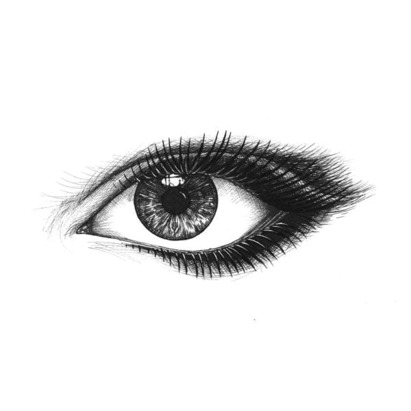 rory dobner Looking at You Intricate Ink Print