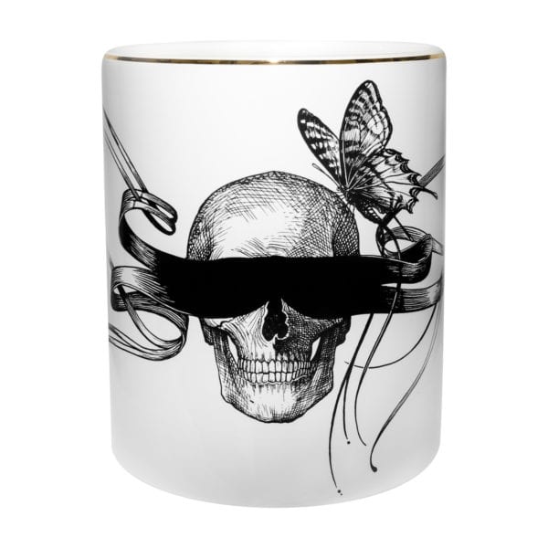rory dobner Masked Skull Voluminous Vase