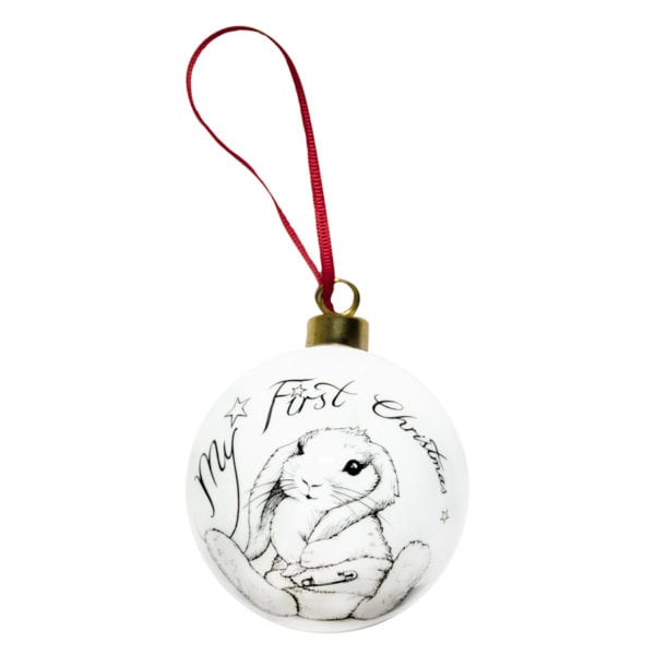 rory dobner My First Christmas Bunny Bauble
