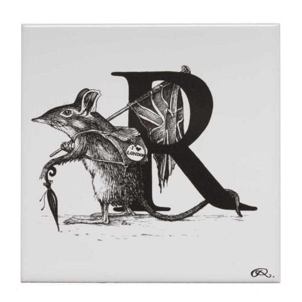 rory dobner R – Ratrace Alphabet Tile