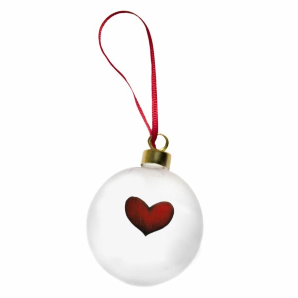 rory dobner Red Heart Christmas Bauble