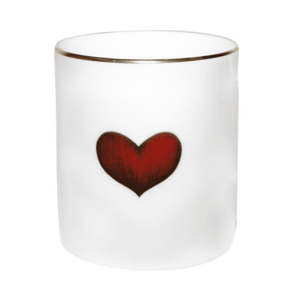 rory dobner Red Love Heart Cutesy Candle