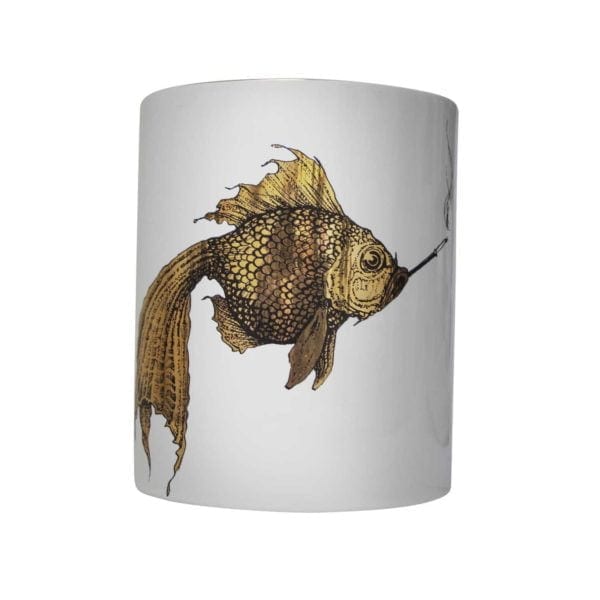 rory dobner Smokey Gold Fish Voluminous Vase