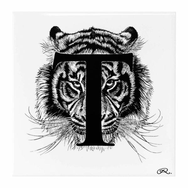 rory dobner T – Tiger Alphabet Tile