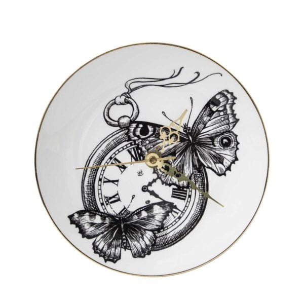 rory dobner Time Flies Butterfly Clock