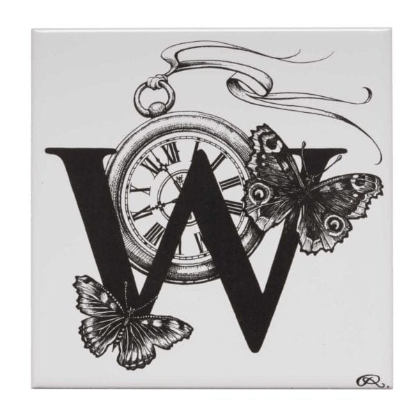 rory dobner W – Winged Watch Alphabet Tile