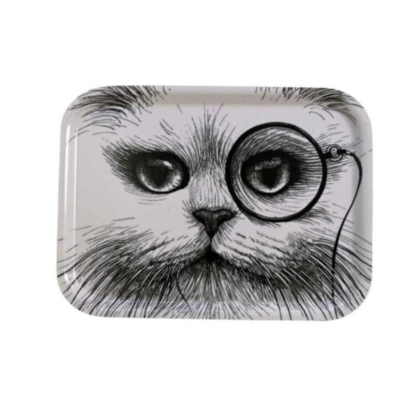 rory dobner White Cat Monocle Tray