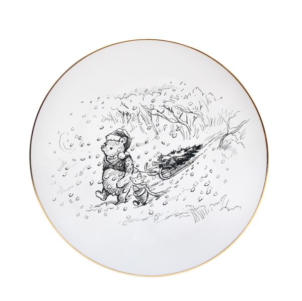 rory dobner Winnie The Pooh Christmas Tree Plate