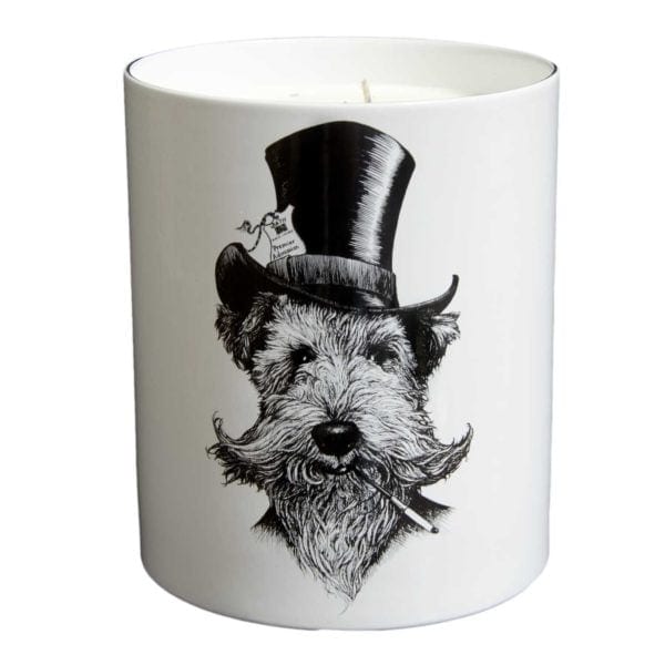 rory dobner Stupendous Supersized ‘Sir Lancelot’ Welsh Terrier Dog Candle