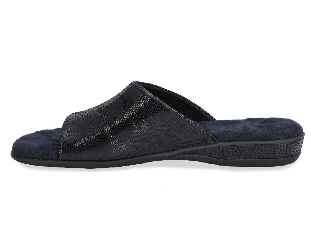 Ros Hommerson CAM II Black Patent Lizard Print Leather