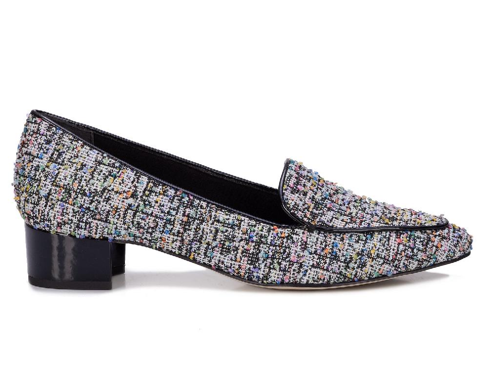 Ros Hommerson HONEY Multi Boucle Fabric/Black Patent