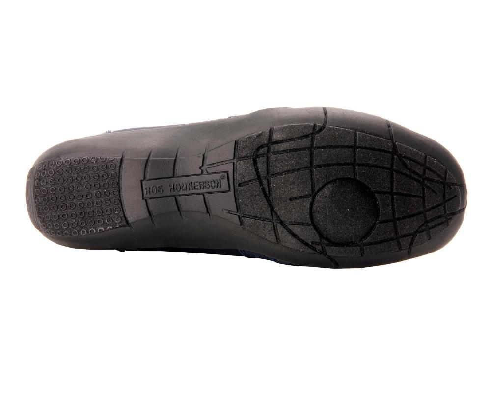 Ros Hommerson CAROL Navy Stretch Fabric/Patent