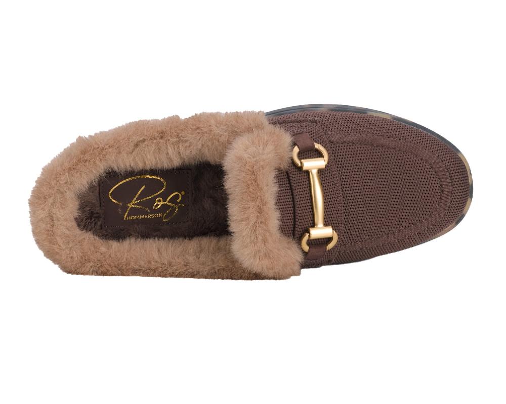 Ros Hommerson GIGI Brown Knit Fabric