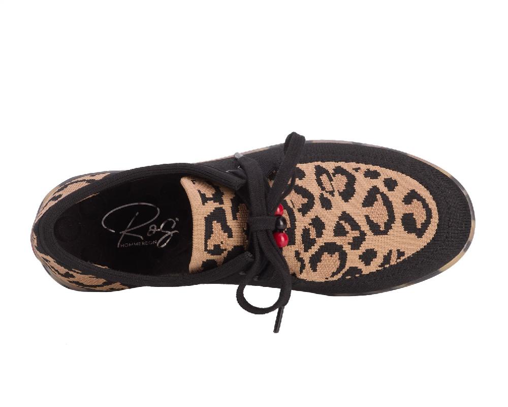 Ros Hommerson GREER Leopard Knit Fabric