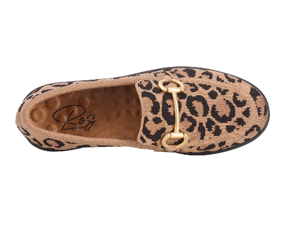 Ros Hommerson GWYNETH Leopard Knit Fabric