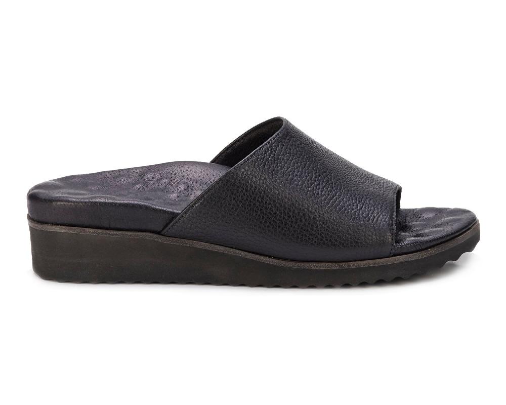 Ros Hommerson HESTON Black Tumbled Leather