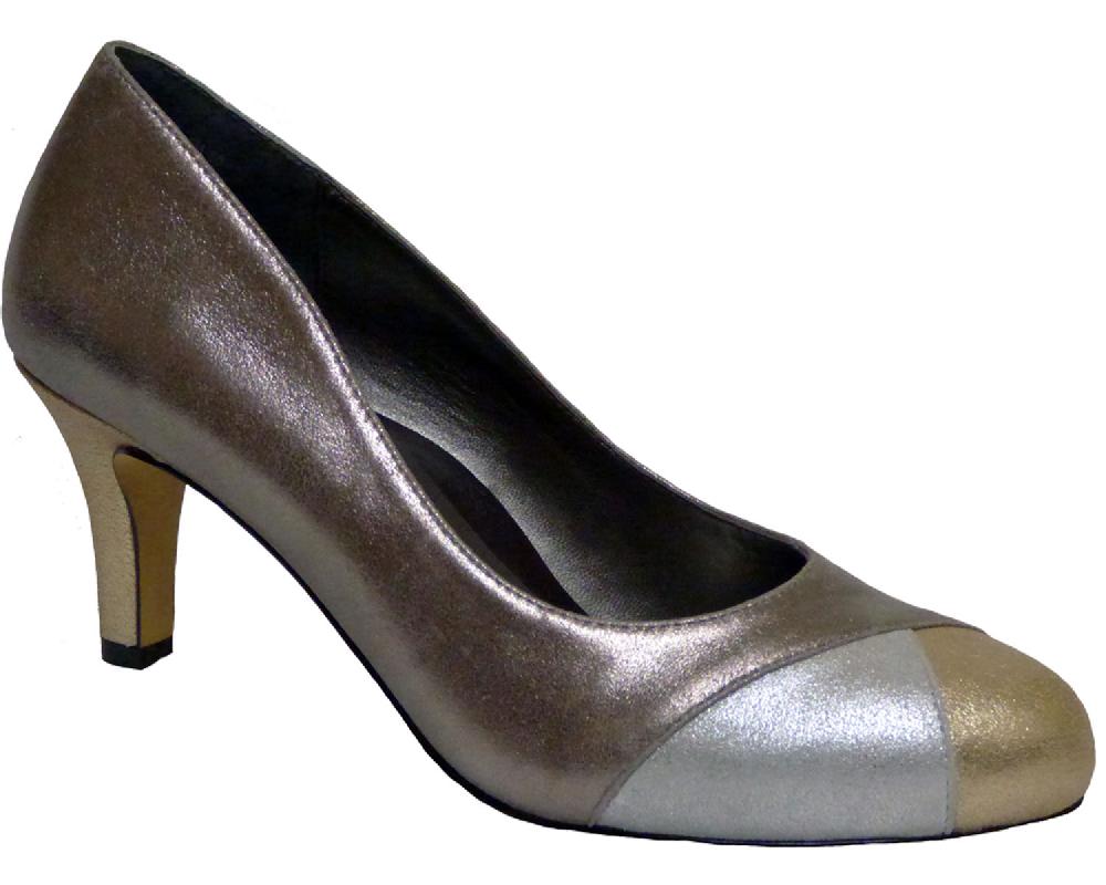 ros hommerson JOYCE Dusty Pewter/Gold Leather