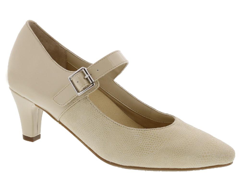 ros hommerson KIKI Nude Lizard Print Leather