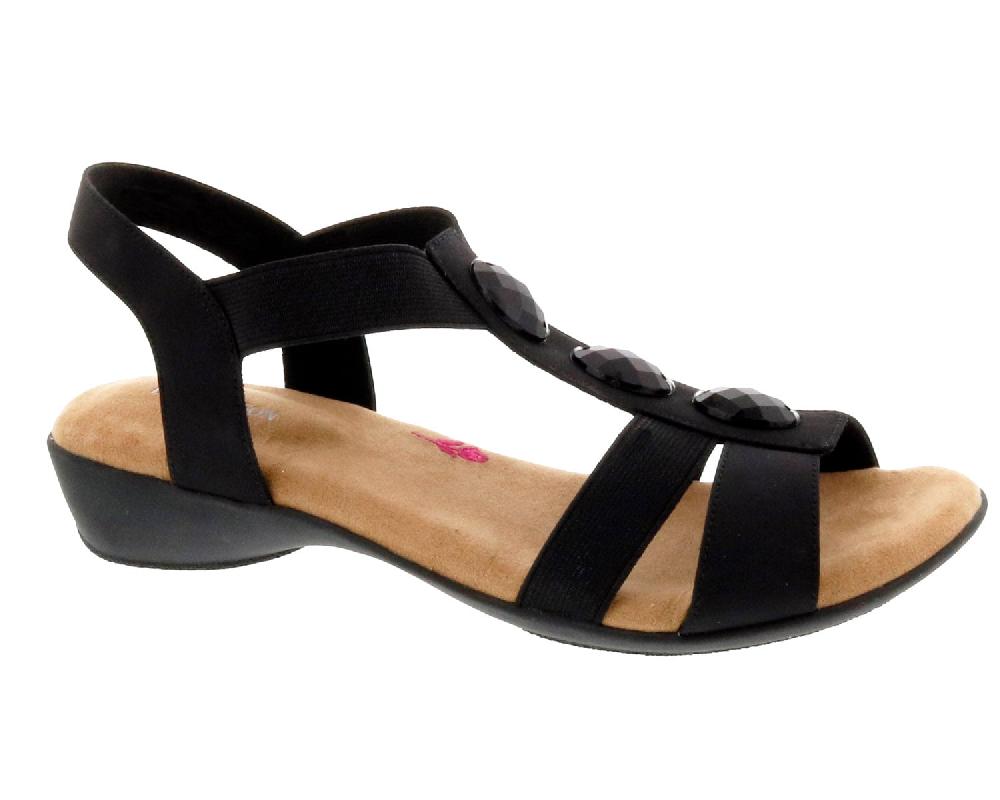 Ros Hommerson MACKENZIE Black Stretch Fabric