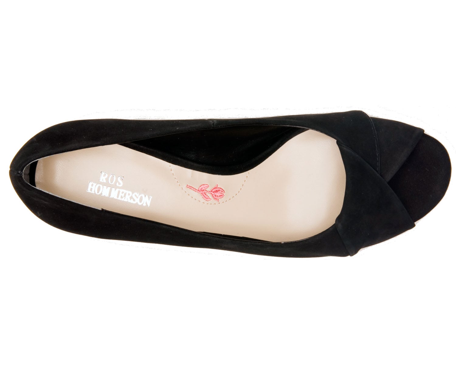 Ros Hommerson PAIGE Black Nubuck Leather