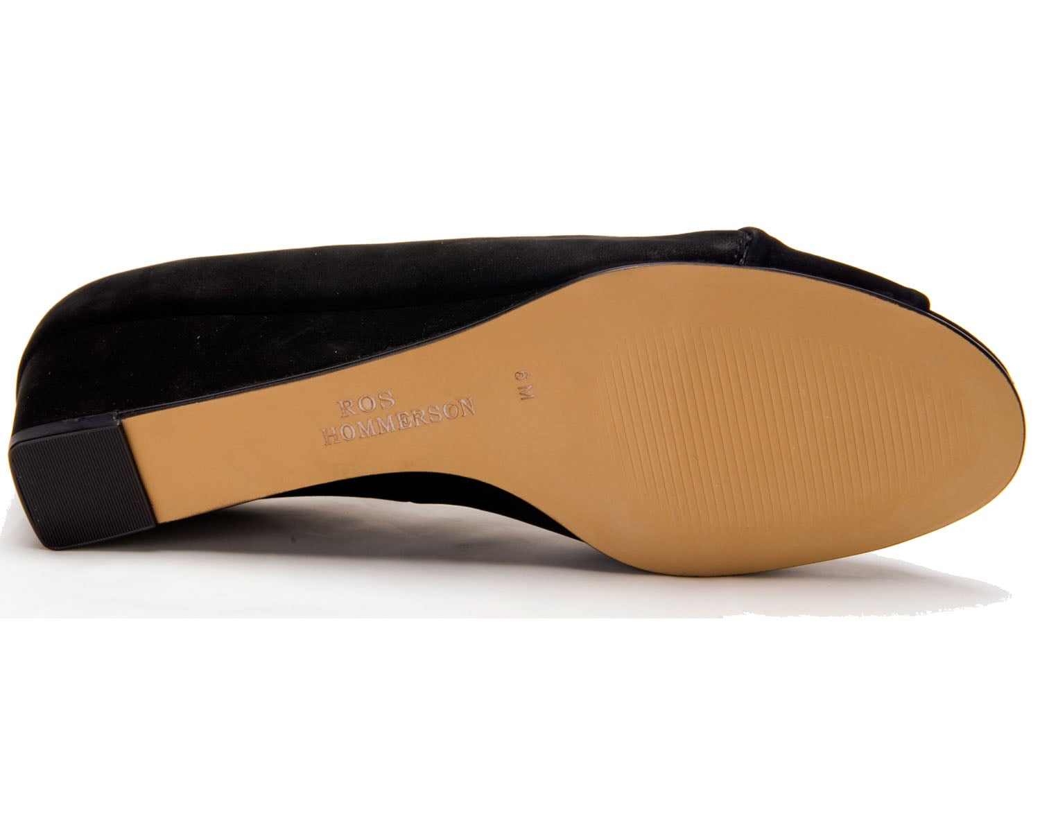 Ros Hommerson PAIGE Black Nubuck Leather