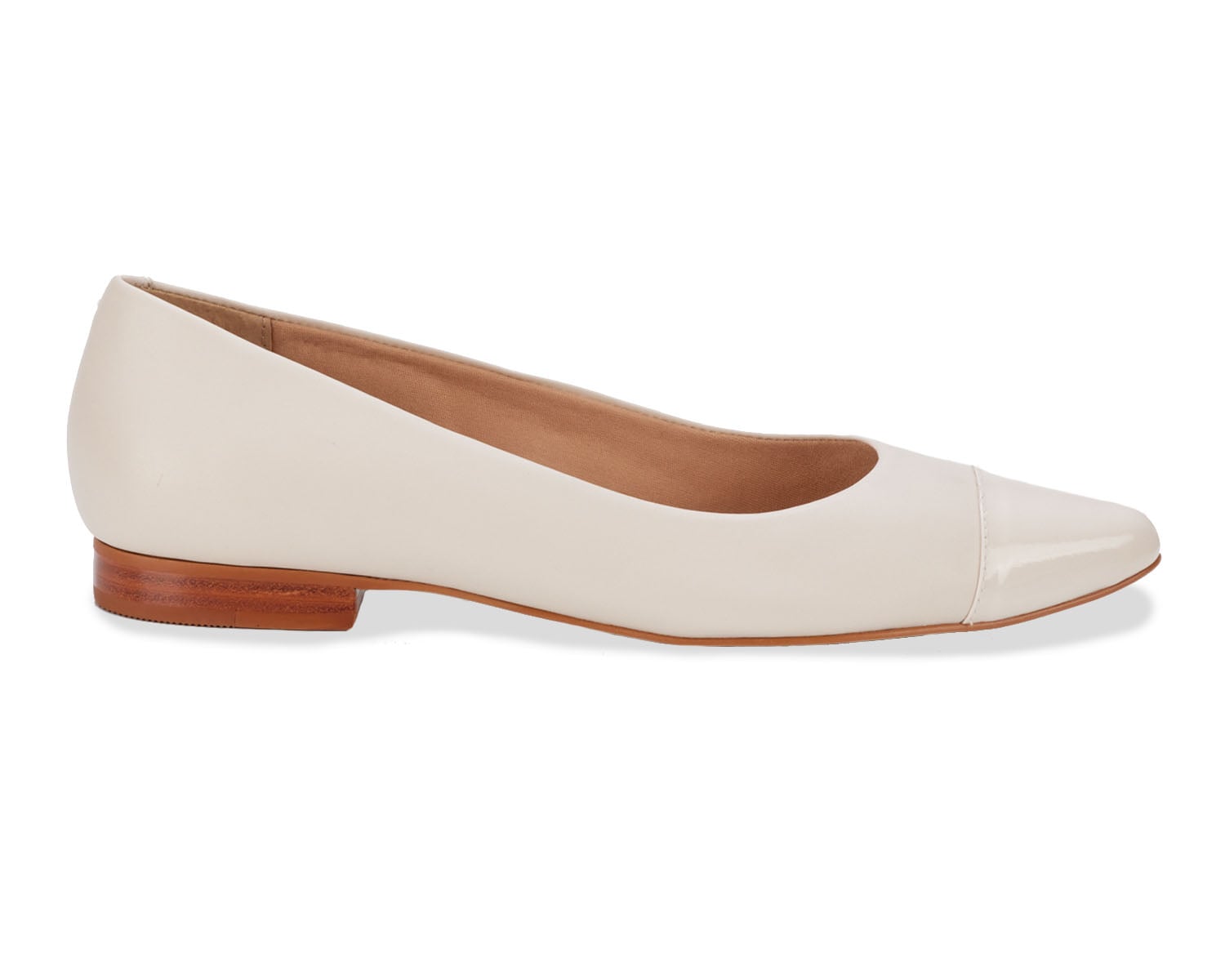 Ros Hommerson REMI Ivory Leather/ Patent