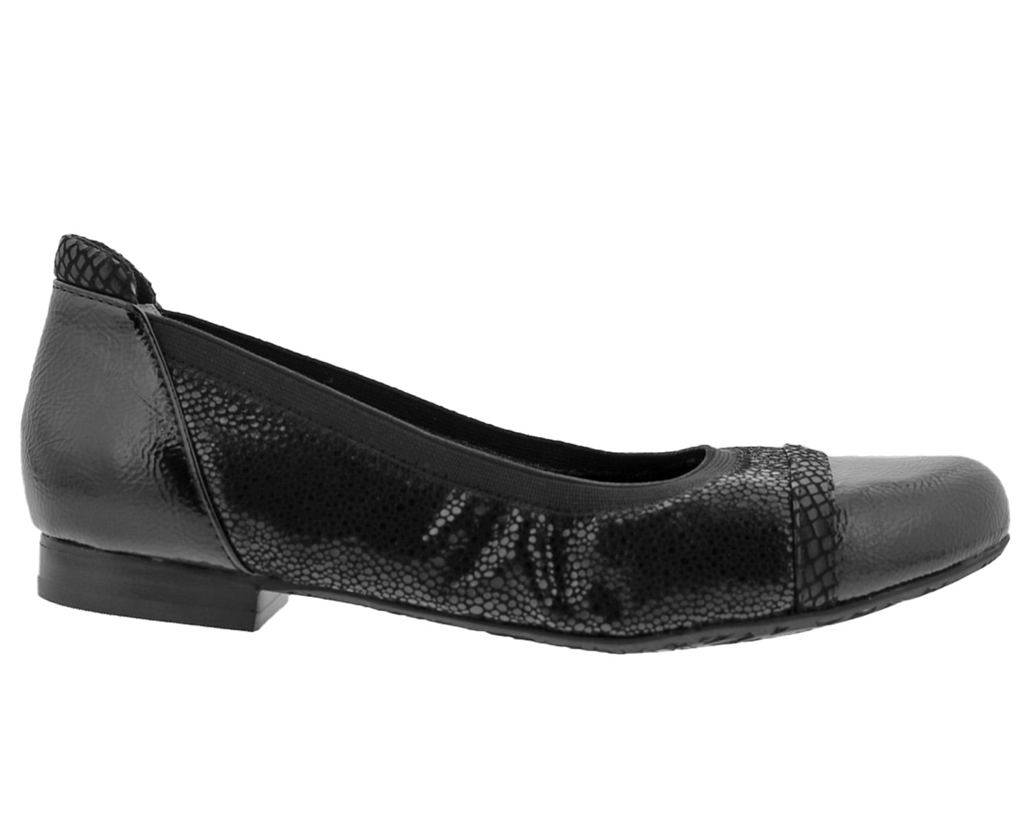 Ros Hommerson RONNIE Black Crackle Leather