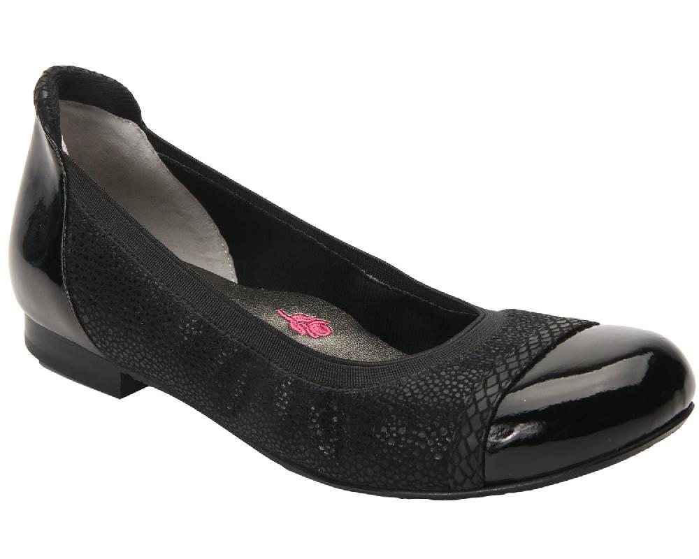 ros hommerson RONNIE Black Crackle Leather