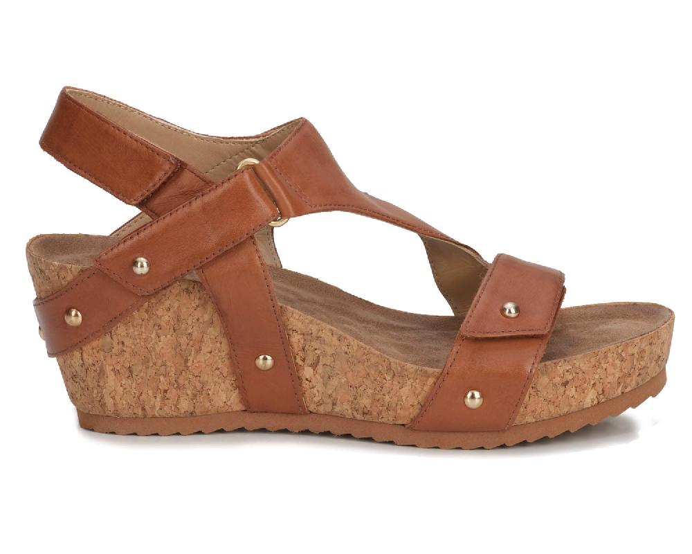 Ros Hommerson TRACI Luggage Tan Leather