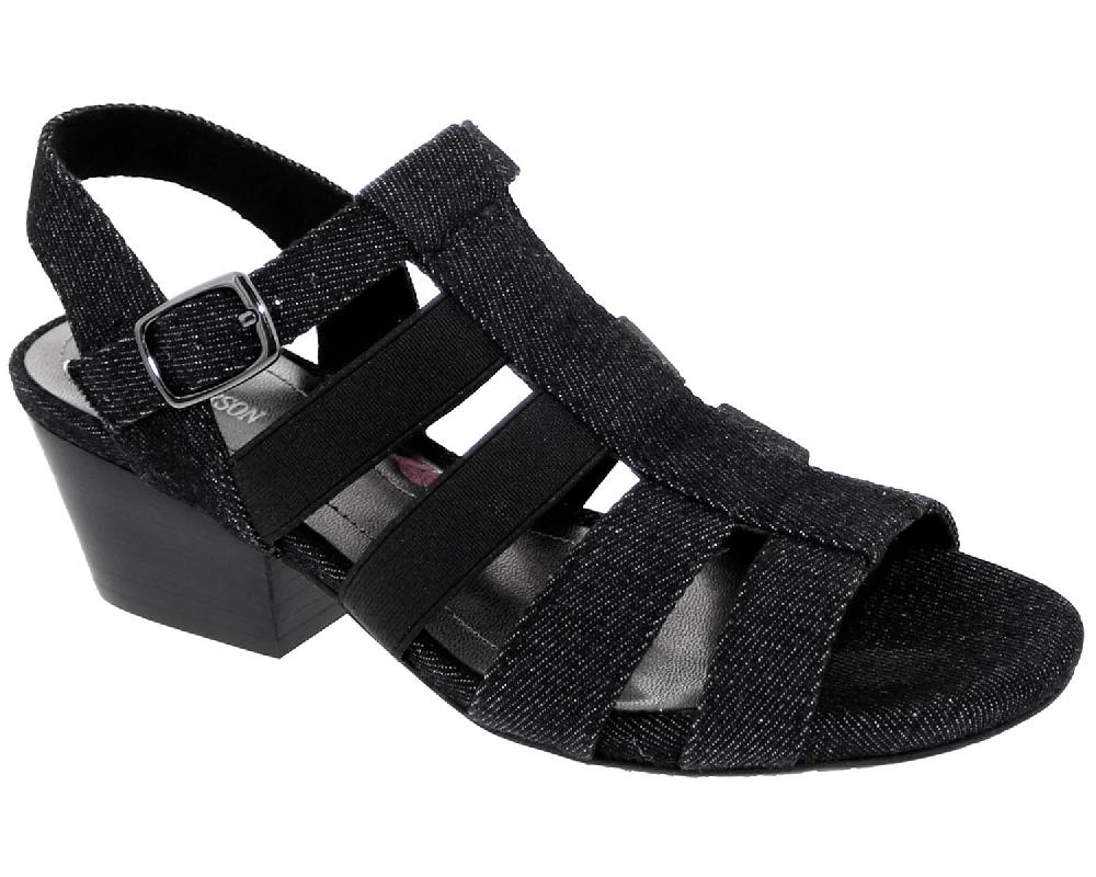 Ros Hommerson WISH Black Denim Fabric