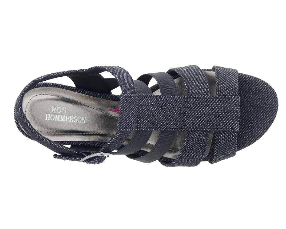 Ros Hommerson WISH Black Denim Fabric