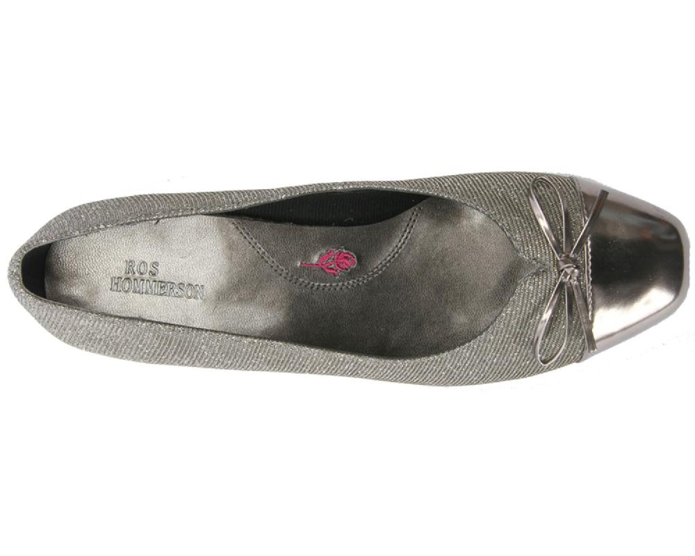 Ros Hommerson TAWNIE Silver Iridescent Glitter Fabric