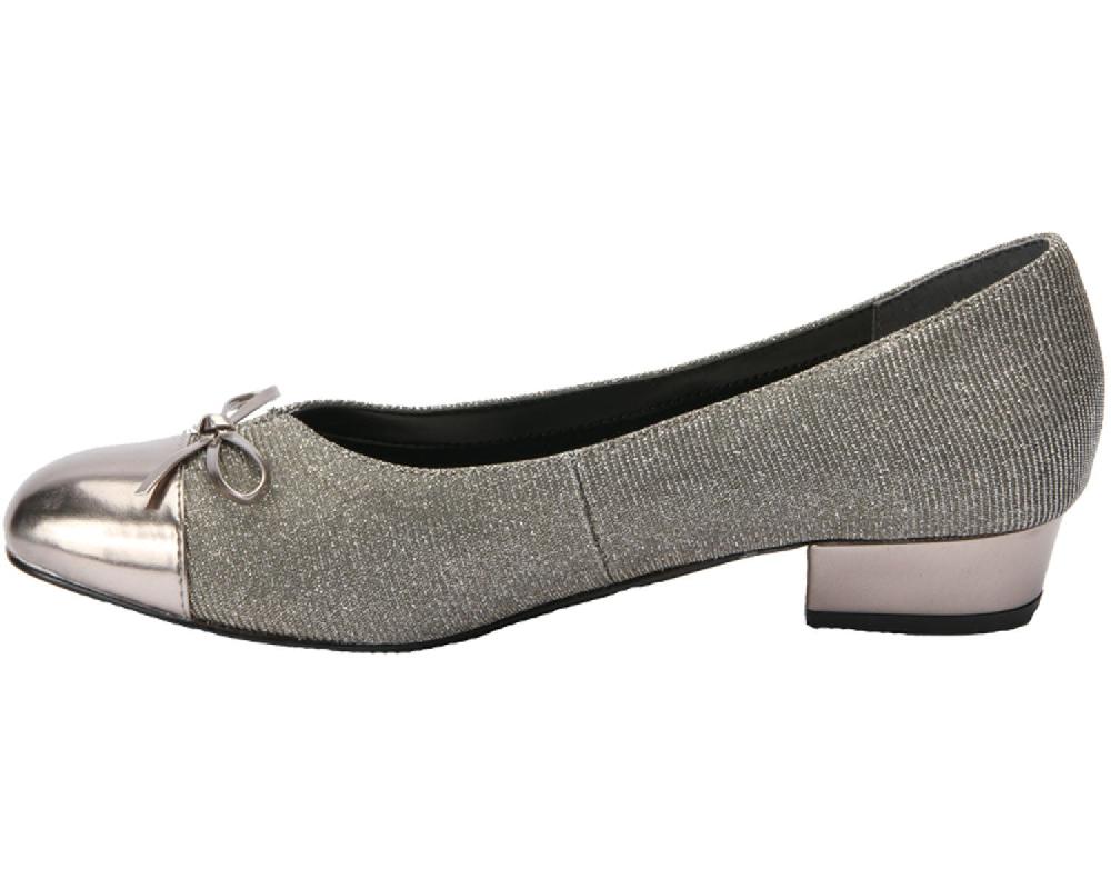 Ros Hommerson TAWNIE Silver Iridescent Glitter Fabric