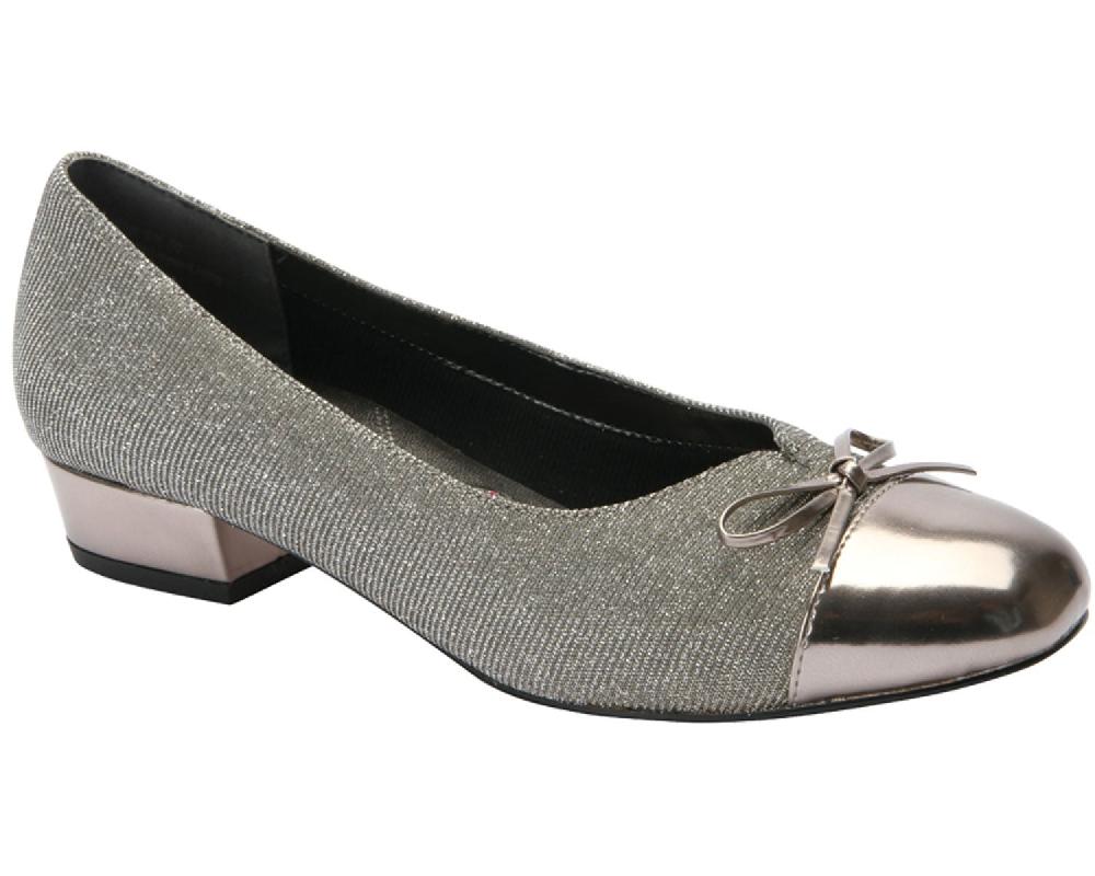 ros hommerson TAWNIE Silver Iridescent Glitter Fabric