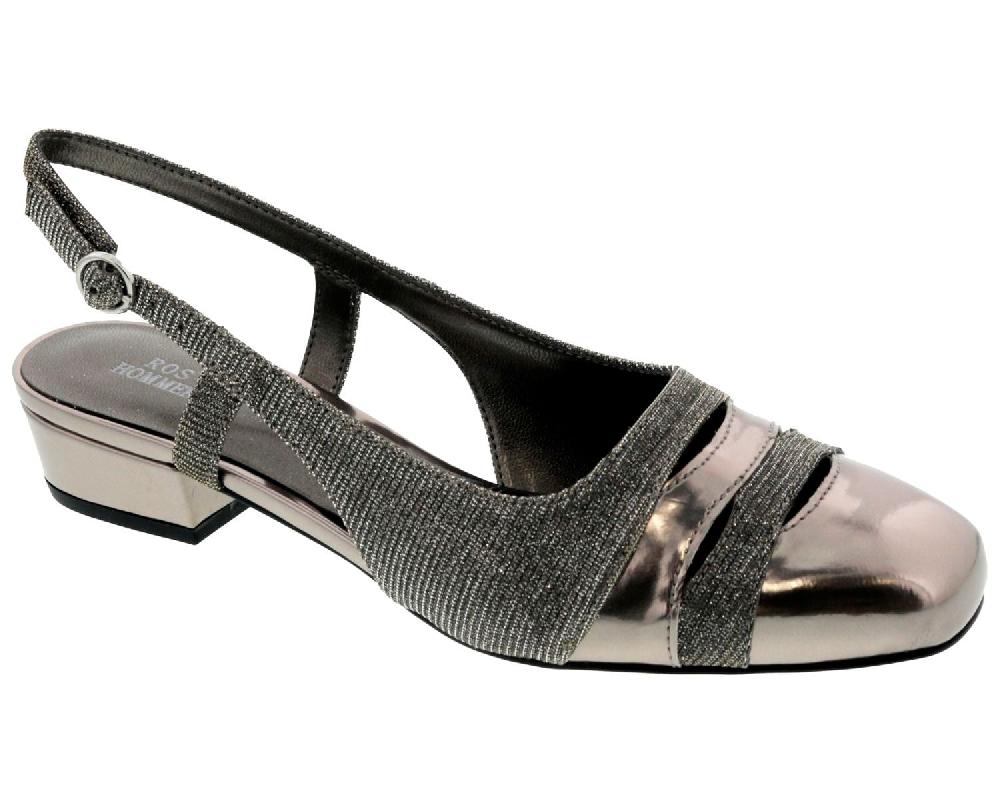 Ros Hommerson TEMPT Silver Iridescent Glitter Fabric