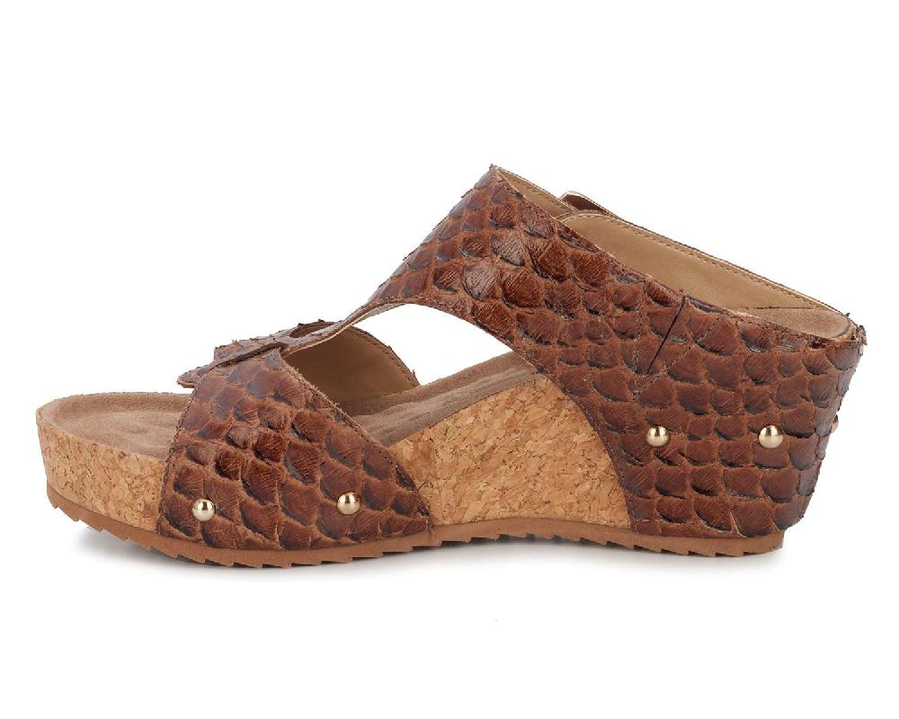 Ros Hommerson THEA Luggage Rustic Snake Print Leather