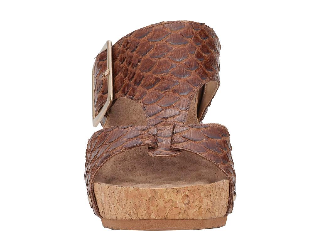 Ros Hommerson THEA Luggage Rustic Snake Print Leather