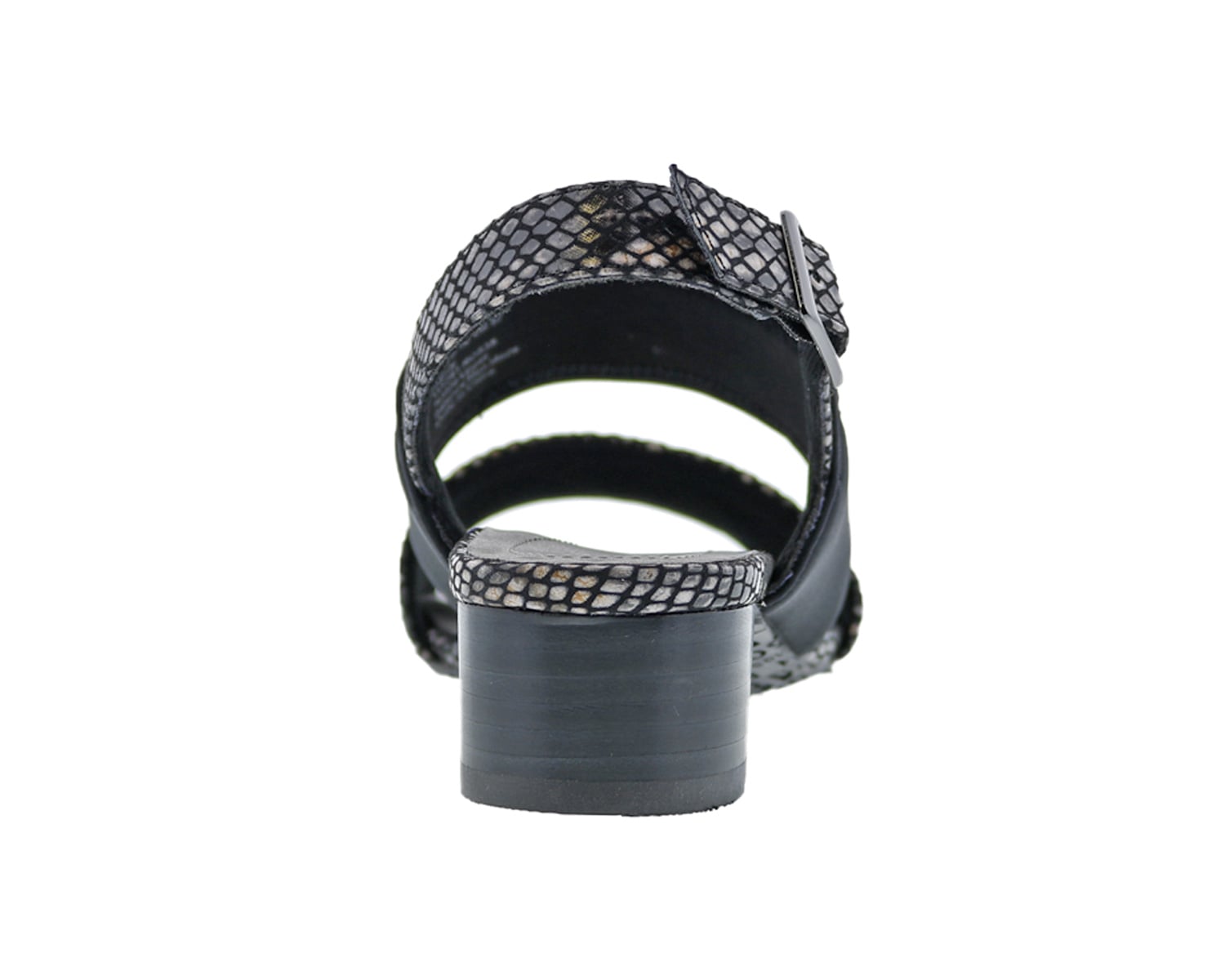 Ros Hommerson VANDY Black Snake Print Fabric/Stretch