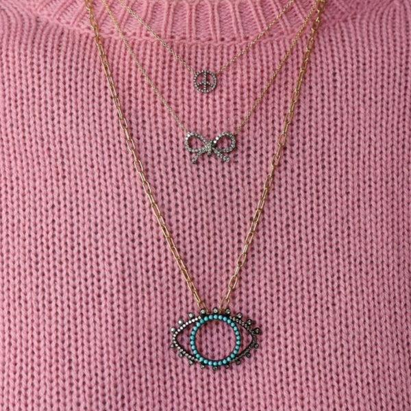 Rosa De La Cruz BOW NECKLACE