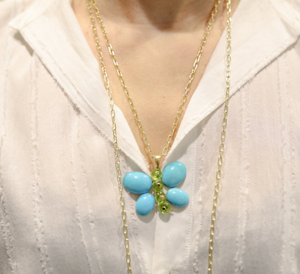 Rosa De La Cruz BUTTERFLY PENDANT