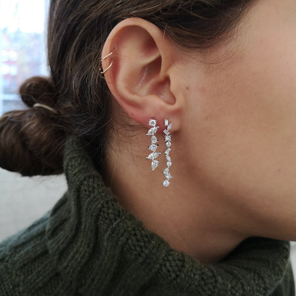 Rosa De La Cruz CASCADE EARRING 'C'