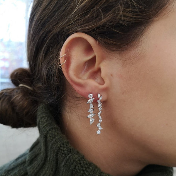 Rosa De La Cruz CASCADE EARRING 'D'
