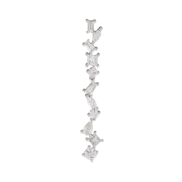 rosa de la cruz CASCADE EARRING 'D'