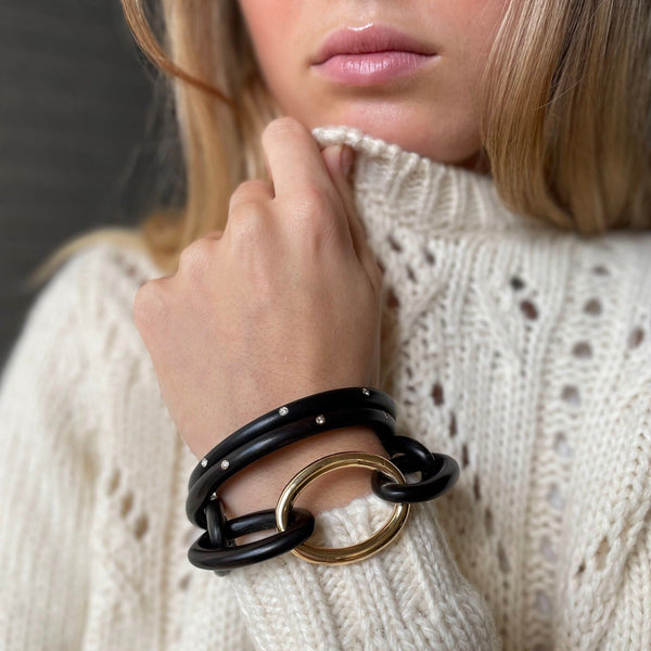 Rosa De La Cruz CLASSIC EBONY BRACELET